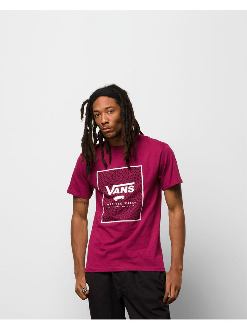 Camisetas vans cheap hombre rosas