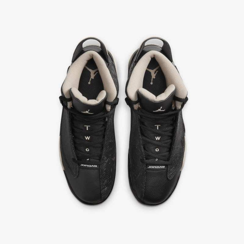 Air-Jordan-Dub-Zero-Black-Khaki-vista-frontal-nike-tiendas-sportage