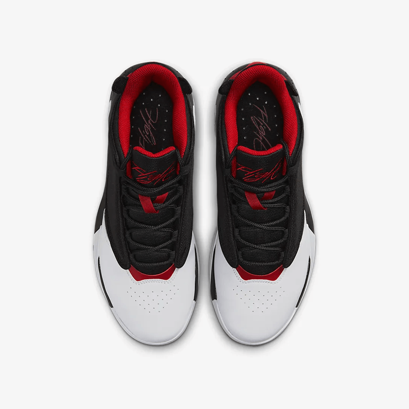 jordan max aura black gym red white