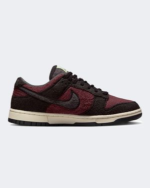 NIKE DUNK LOW FLEECE BURGUNDY CRUSH